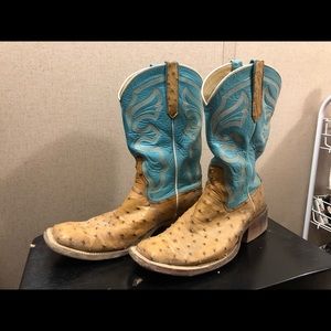 Women’s Rios of Mercedes Ostrich Cowboy Boots